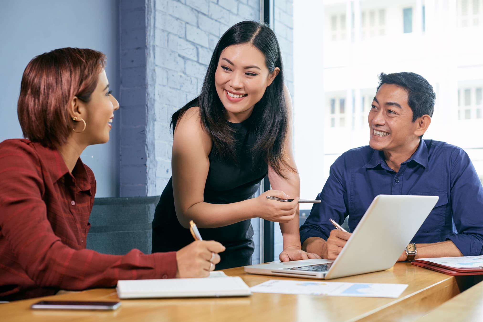 Female Entrepreneur Conducting Meeting