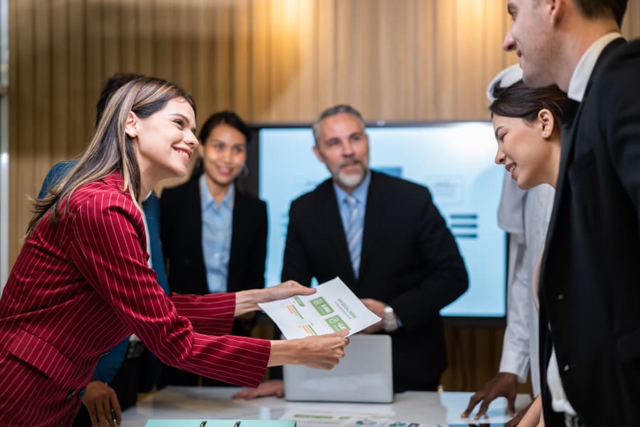 Group of Multi-Ethnic Business